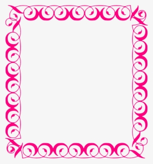 Pink Boarders Encode Clipart To Base Convert - Borders Clip Art