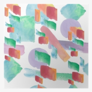 Colorful Texture Illustration Pattern In A Watercolor - Watercolor Painting