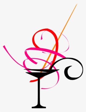 Martini Glass Image Of Bachelorette Clipart 2 Images - Cocktail Glasses Art