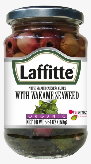Organic Pitted Natural Olives With Wakame Seaweed