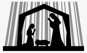 O Holy Night - Nativity Silhouette Png