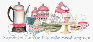 Kitchen Clipart Watercolor - Art