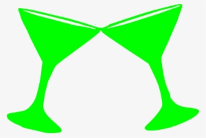 How To Set Use Green Martini Glass Clipart