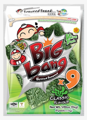 Grilled Seaweed Big Bang - Big Bang Seaweed Hot And Spicy