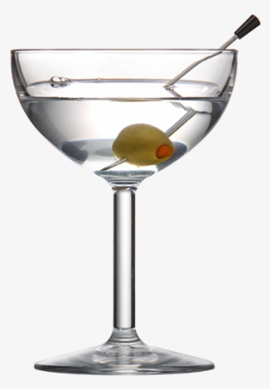 Coupe Glass 8oz With Martini - Glass