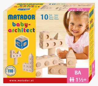 Matador Baby Architect 3d Wooden Blocks - Toy Block