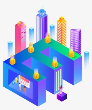 5d 2 Business Office Building Png И Векторное Изображение - Cityscape