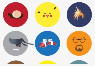 Video Games Icons Characters