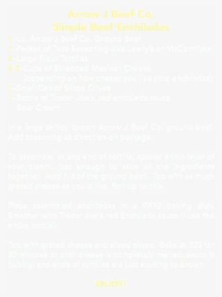 Simple Beef Enchiladas 1 Lb - Colorfulness