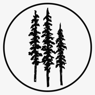 Pine Tree Clipart River Tree - Silhouette Redwood Forest