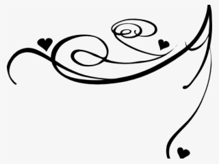 Scroll Clipart Decorative - Transparent Background Gold Swirls