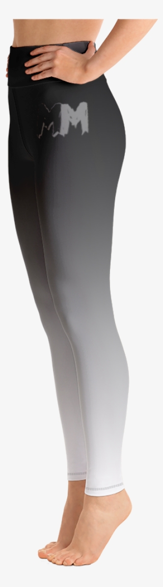 Fade 2 White Leggings - Yoga Pants