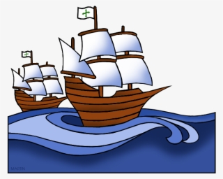 Columbus Day Clip Art By Phillip Martin, Nina And Pinta - Explorers Clip Art Free