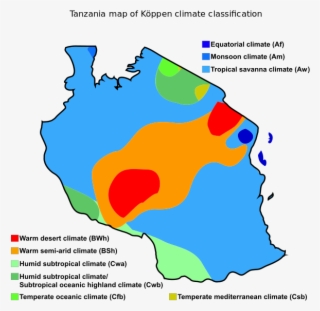 Deserts Of Africa Map Tanzania Map Of Köppen Climate - Kenya Koppen Climate Classification