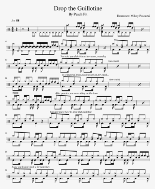 Drop The Guillotine - Sheet Music