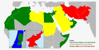 A Map Of Enemy States According To My Israeli Constitution - Pakistan To Saudi Map