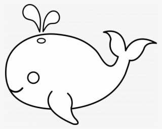 Medium Size Of How To Draw A Easy Whale Shark Cartoon - Fish White Clipart