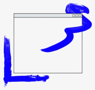 Phoenix Frau Рамка - Vaporwave Aesthetic Blue Png