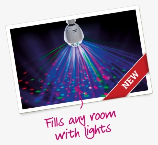 The Rotating, Multi-coloured Party Light Party Lights, - Graphic Design
