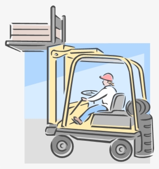 Vector Royalty Free Library Forklift Clipart Accident