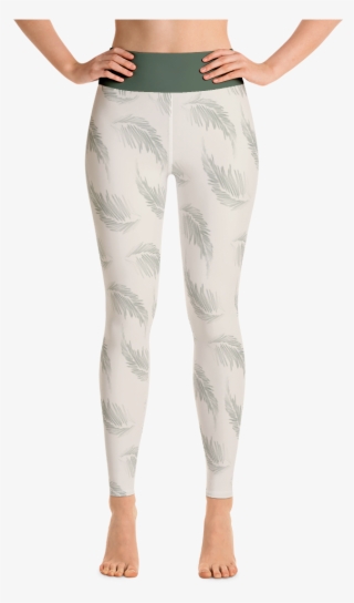 Green Palmera Yoga Leggings - Yoga Pants