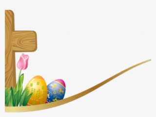 Easter Clipart Mass - Easter Cross Border - 640x480 PNG Download - PNGkit