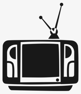 Image Royalty Free Television Or Set With Rabbit Ears - Television Set