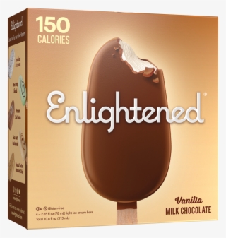 Enlighted Vanilla Milk Chocolate Bars - Ice Cream Bar