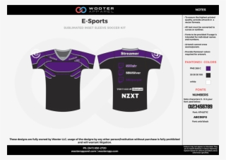 E Sports Purple Black White E Sports Jerseys, Shirts,