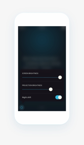 If You Would Like To Turn Nightshift Mode On/off, Just - Smartphone