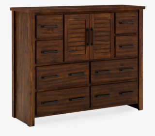 Image For Wood 8 Drawer Dresser - Cabinetry