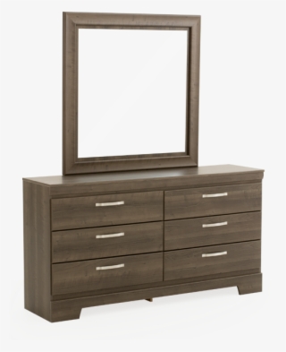 Image For 6 Drawer Dresser And Matching Mirror - Chest Of Drawers