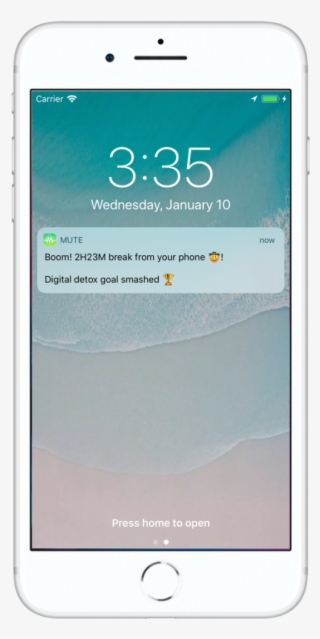 Mute Motivational Messaging - Iphone