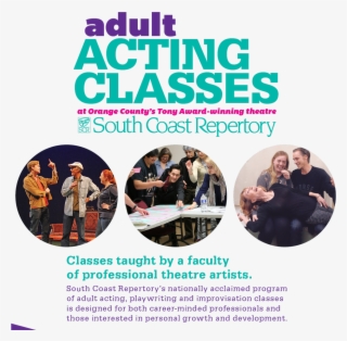 Acting Classes Start Monday & You Can Still Sign Up - Flyer