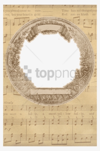 Free Png Download Music Vintage Frames Png Images Background - Music Vintage Frames
