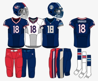 Uk9pbwf - Columbus Blue Jackets Football Uniform