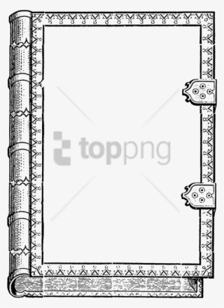 Free Png Frame Design Cover Book Png Image With Transparent - Old Book Cover Png Free