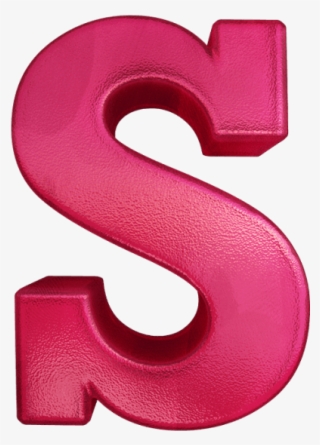 Pink Jelly Font - Letter S Images Pink