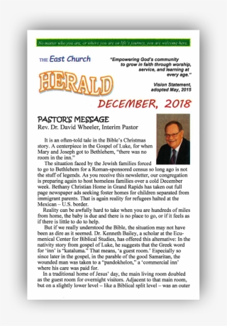 December Newsletter - Poster