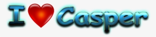 Casper Love Name Heart Design Png - Heart