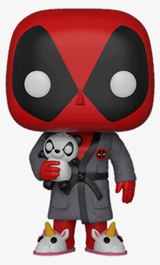Deadpool Playtime In Bathrobe Pop Vinyl Figure - Funko Pop Deadpool Unicorn