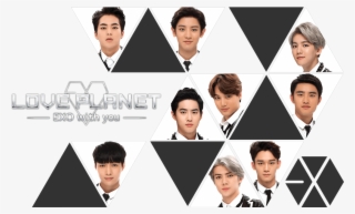 O Kyungsoo Exo Xiumin Chanyeol Suo Kai Lay Sehun Chen - Collage