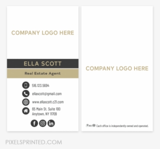 New Century 21 Logo Cards, Century 21 Business Cards, - Paper Product