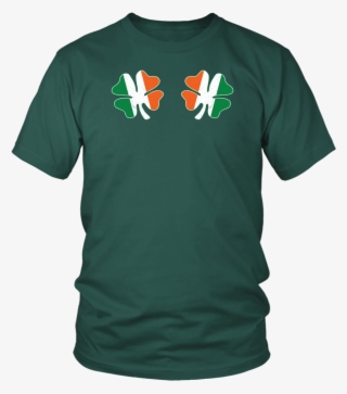 Irish Flag Shamrock Boobs Funny St Patrick's Day T - Larry Bernandez T Shirt