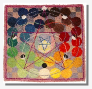 The Sacred Geometry Cycle Of Year Rug - Motif