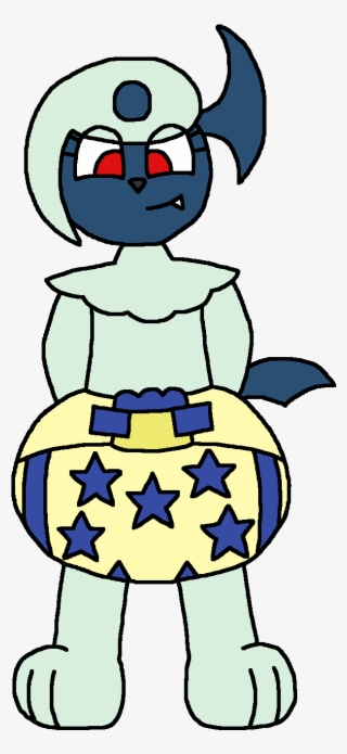 Ariel The Little Absol - Cartoon