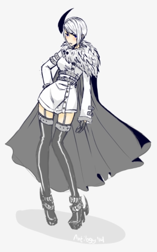 Drawn Weapon Pokemon - Absol Gijinka