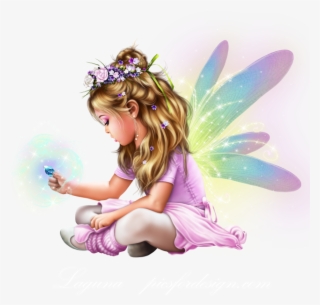 Little Fairy Girl Riding A Bird 5 - Fairy
