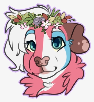 Guinea Pig Badge Headshot - Cartoon