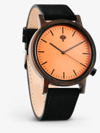 The Gaston Wood Watch Chanate Wood Orange Black Leather - Orologio Armani 2017 B